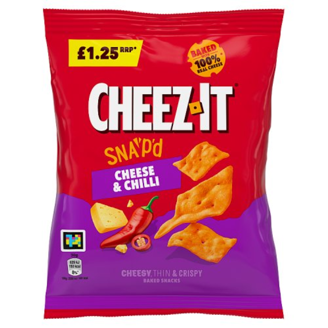 CHEEZIT SNAPD CHEESE N CHILLI 65G